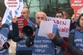 BEYKOZ BELEDİYESİ'NDE TİS SÜRECİ TIKANDI BEYKOZ BELEDİYESİ PERSONELİ EYLEMDE