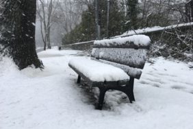 BEYKOZ'DA KAR KALINLIĞI 20 SANTİME ULAŞTI