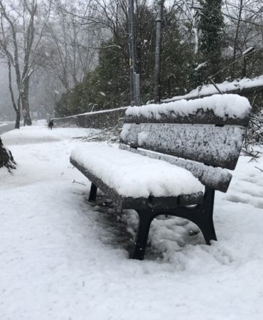 BEYKOZ'DA KAR KALINLIĞI 20 SANTİME ULAŞTI